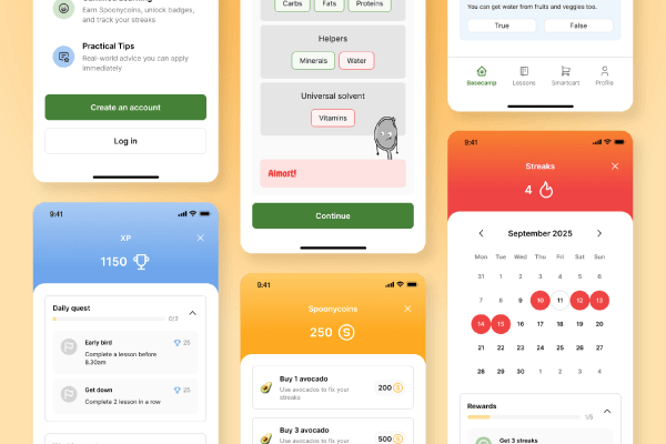 Gamified micro-lessons prototype
